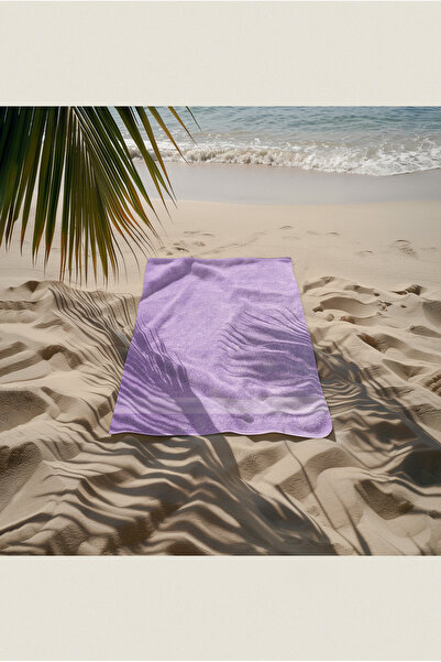 Ellaline Πετσέτα θαλάσσης Lilac 100% βαμβακερή πιστοποιημένη πετσέτα θάλασσας & πισίνας 70x130cm