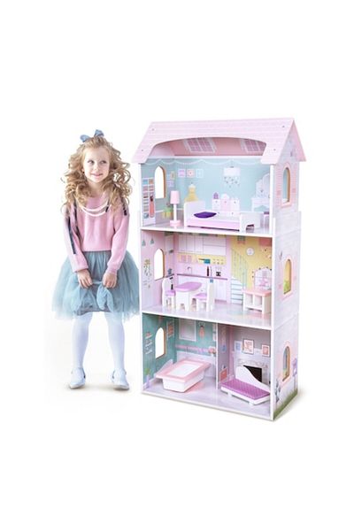 ideal STORE Casuta de Papusi din Lemn idealSTORE, Lovely Purple Princess