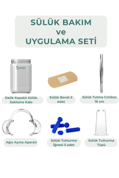 HVM Tıbbi Sülük Bakım Ve Uygulama Seti