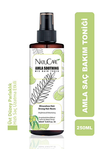 NatuCare Üst Düzey Parlaklık Ve Hızlı Uzama Etkili Amla Saç Bakım Toniği 250ml