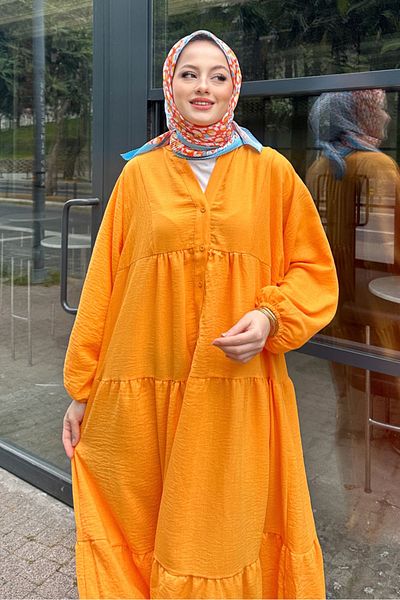 Ovn. Alis Kat Kat Dress - Orange