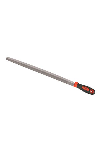 flores Triangular file with plastic handle, 10 x 360 mm