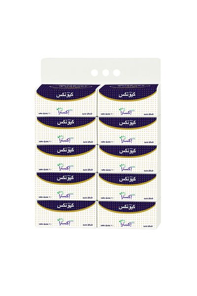 Queenex Facial Tissues 600 Tissues Per Pack - 10 Soft, 3-Ply Packs