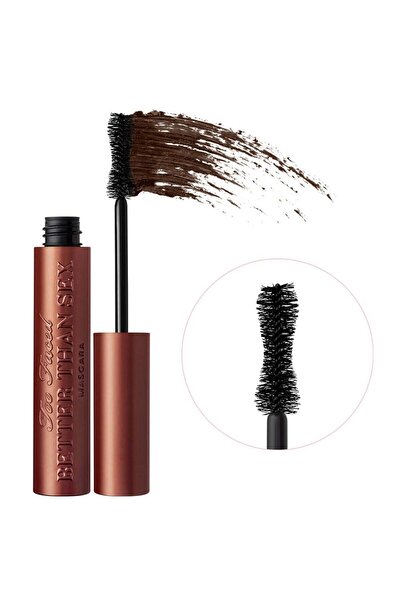TOPONEE ماسكارا تكثيف الرموش "بيتر ذان سكس" من تو فيسد - لون شوكولاتة - 0.27 ...