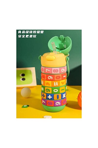 Vagonlife Çelik Matara Vgn-30031 430 ml Pipetli Boyun Askılı -yeşil