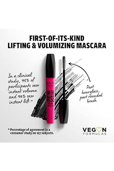 NYX Professional Makeup NYX Professional Makeup On the Rise Volumizing Mascara, Black 01