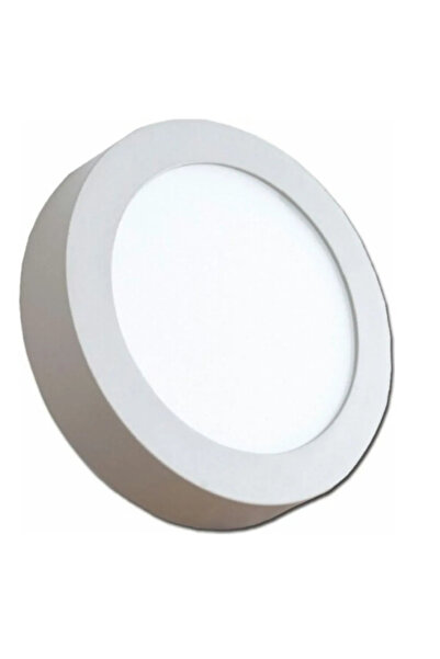Cata CT-5273 30W Panel LED Armatür Beyaz Yuvarlak Sıva Üstü Metal Kasa Beyaz Işık 6400k