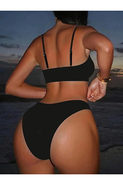 CN New Women's Bikini Set with Stylish Sun Detail