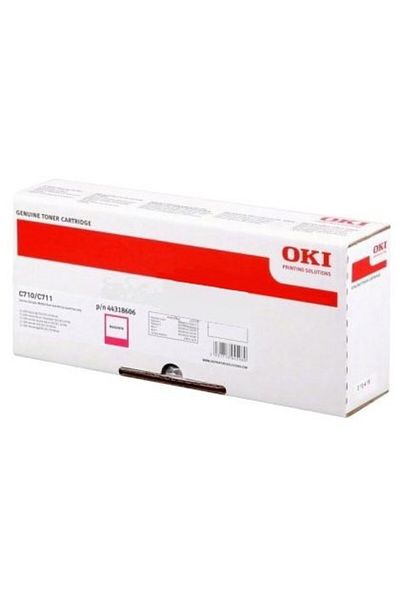 OKI Original Oki C710M / 44318606 Toner Cartridge, Magenta, 11500 pages