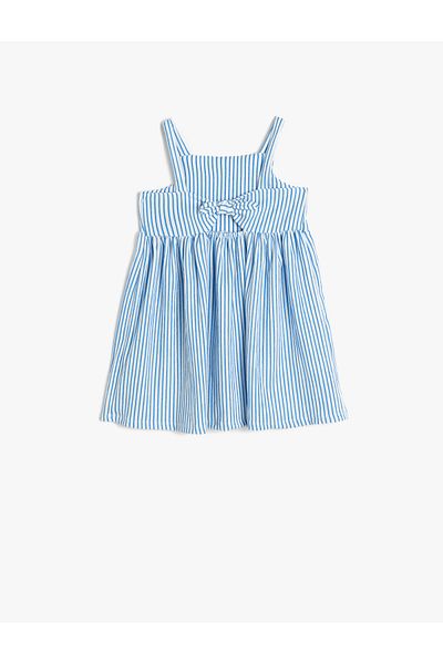 Koton Strappy, back bowtie detail dress.