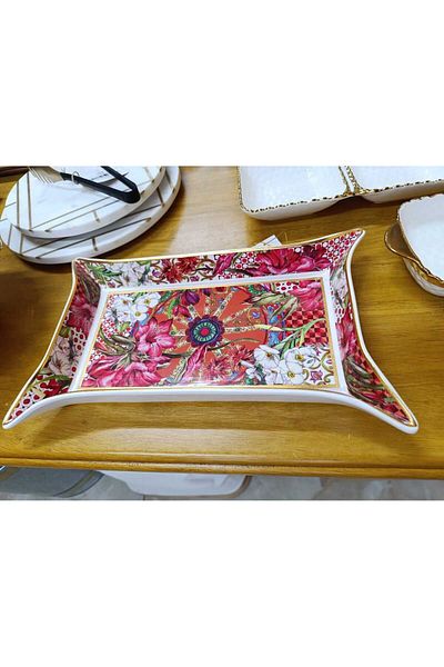 LAMEDORE Lily Patterned Large Culticle 35.5X22X4.5 cm