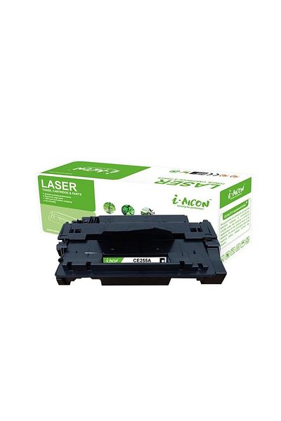 I-AICON Cartus Toner Compatibil HP 55a / CE255A, Negru, 6000 pagini - i-Aicon