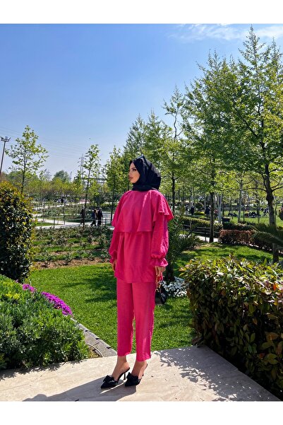 Enfa Pelerinli Keten Takım