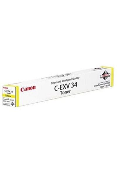 Canon Cartus Toner Original Canon C-EXV34Y, Yellow, 19000 pagini