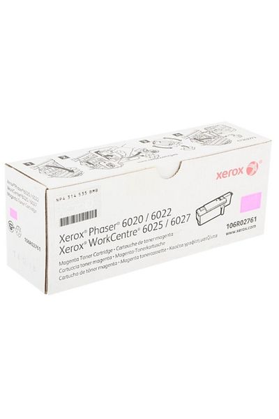 Xerox Cartus Toner Original Xerox 6020M / 6025M / 106R02761, Magenta, 1000 pagini