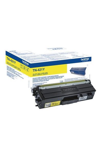 Brother Brother Original Toner Cartridge TN-421Y, Yellow, 1800 pages