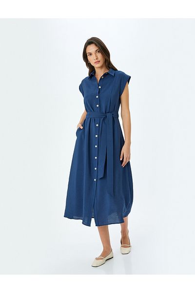 Koton navy Midi Dress