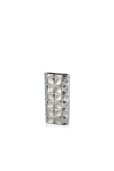 LAMEDORE Diamond Silver Small Vase 7X15X27 cm