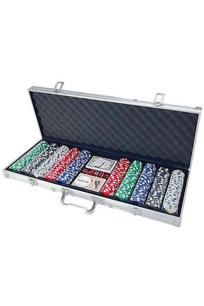 Kdhome Set de poker Premium KD Home High Roller 500