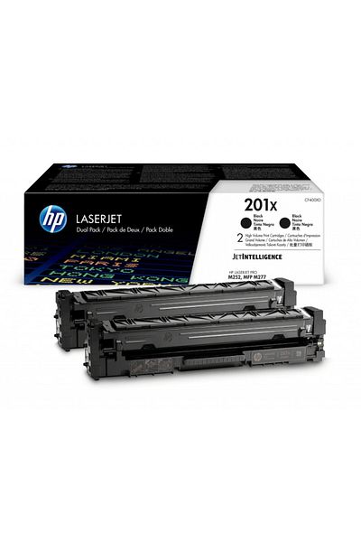 HP Original HP 201x / CF400XD Toner Cartridge Pack, Black, 2x 2800 pages
