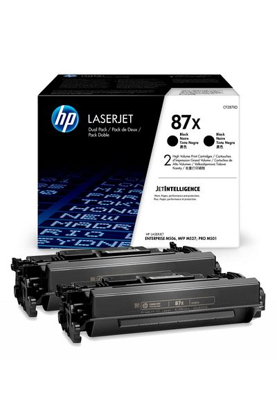 HP Original HP 87x / CF287XD Toner Cartridge Pack, Black, 2x 18000 pages