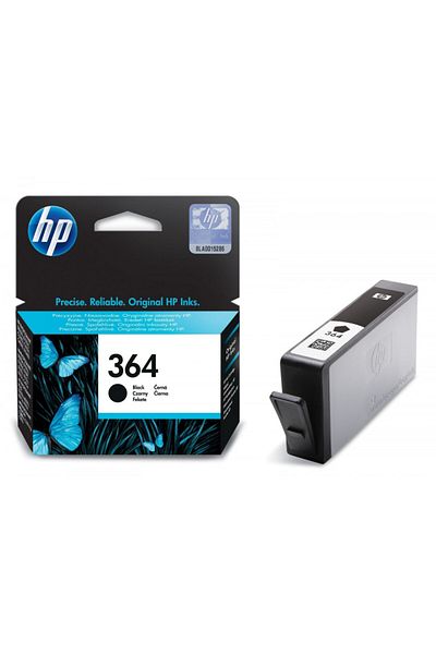 HP Original HP 364BK / CB316EE Ink Cartridge, Black, 250 pages
