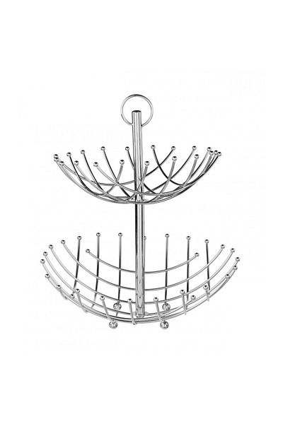 Secret de Gourmet Bol dublu pentru fructe SG, oțel cromat, 36 x Î40 cm