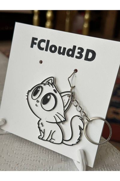 Fcloud Cat Keychain Efe Model