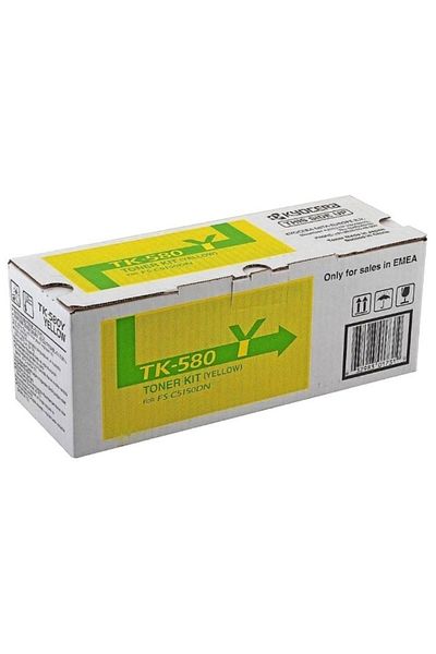 KYOCERA Cartus Toner Original Kyocera TK-580Y, Yellow, 2800 pagini