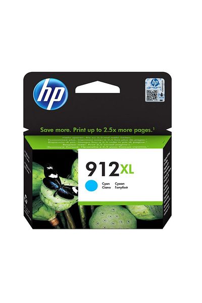 HP Original HP 912XL C / 3YL81AE Ink Cartridge, Cyan, 825 pages