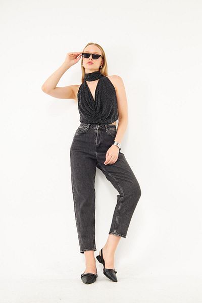 BPF Black Women's Jeans - Comfortable and Stylish Design