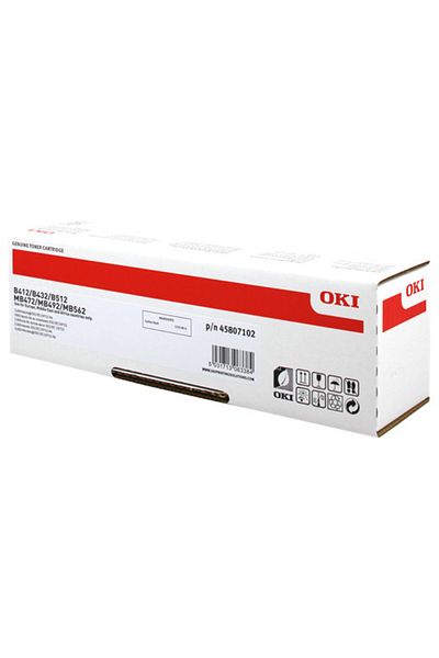 OKI Cartus Toner Original Oki B412 / 45807102, Negru, 3000 pagini