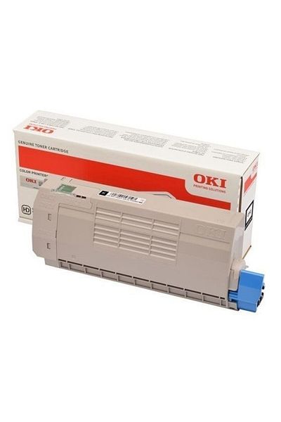 OKI Original Oki C532BK / 46490404 Toner Cartridge, Black, 1500 pages