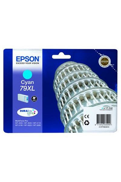 EPSON Original Epson T79XL C / C13T79024010 Ink Cartridge, Cyan, 2000 pages