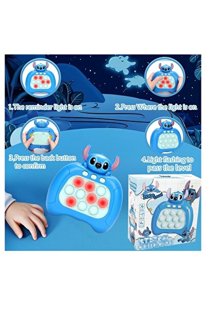 happystoretr Stitch Mickey Hızlı Oyun Konsolu Yükseltilmiş Parmak Ucu Sıkma Stres Rahatlatmak Çocuk Oyuncakları