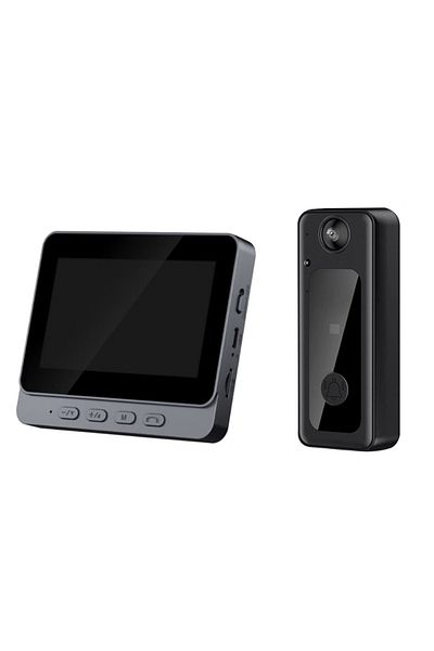 MaGeCa MaGeCa M13 Smart Video Doorbell, Wireless, 4.3 inch IPS Screen, HD Video Intercom