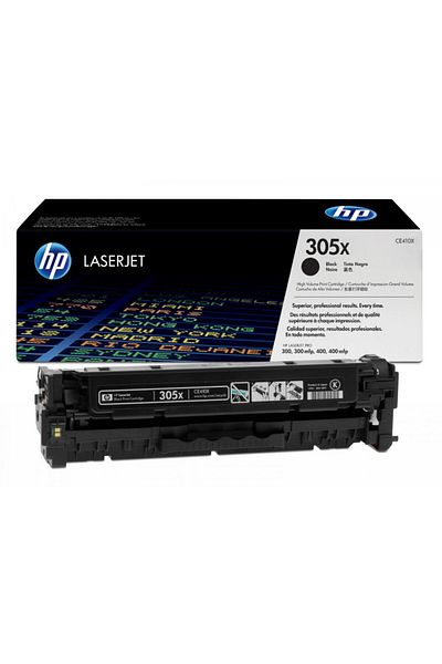 HP Original HP 305x / CE410X Toner Cartridge, Black, 4000 pages
