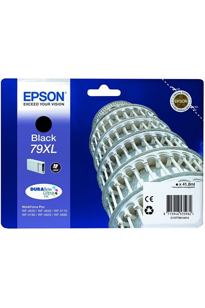 EPSON Original Epson T79XL BK Ink Cartridge / C13T79014010, Black, 2600 pages