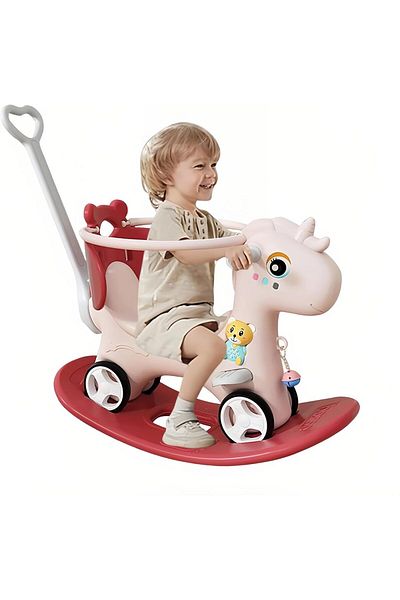 Tazweeq Rocking Horse for Kids by Tazweeq, Red Edition