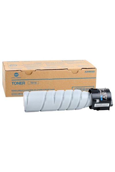 KONICA MINOLTA Original Konica Minolta TN-118 / A3VW050 Toner Cartridge, Black, 12000 pages