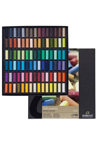 Rembrandt General Selection Soft Pastel 90's Half Size Powder Pastel Set / 31823145
