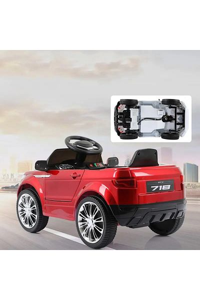 rexa Children's Electric Car with Four Wheels and Toy Car That Can Seat People, Baby Rechargeable Car
