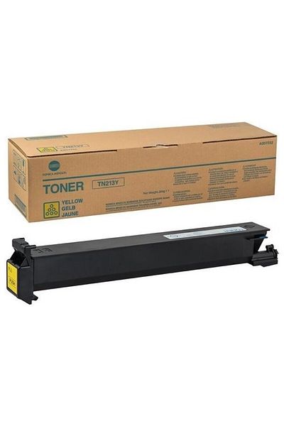 KONICA MINOLTA Original Toner Cartridge Konica Minolta TN-213Y / A0D7252, Yellow, 19000 pages