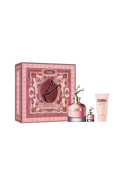 Jean Paul Gaultier Scandal Gift Set, Women, Eau De Parfum, 80 ml Body Lotion, 75 ml Edp, 6 ml