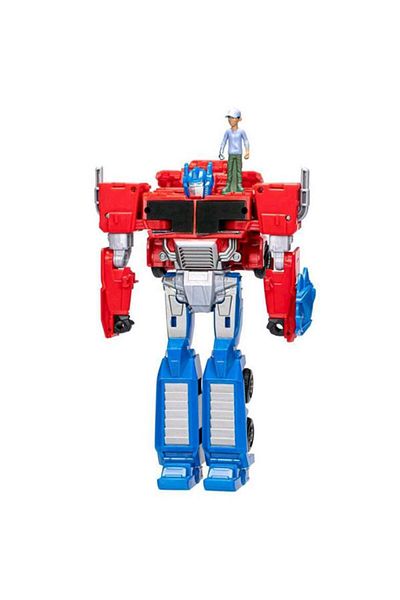 Hasbro Transformers Earthspark, Optimus Prime and Robby Malto figure