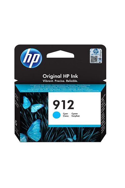 HP Original HP 912C / 3YL77AE Ink Cartridge, Cyan, 315 pages