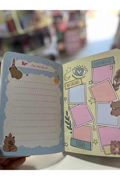 1000 çeşit hediye dünyası Notebook with Magnetic Cover Cappy Bara