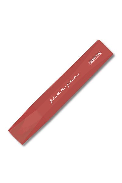 Gıpta Pickpen Cut Tip Highlighter Pen Red (F1551) 10 Pieces