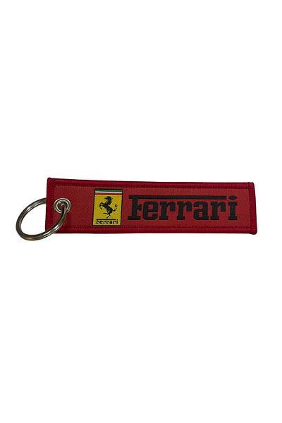 Promojoy Motorcycle Keychain - Ferrari Cloth Keychain