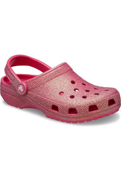 Crocs Crocs 211005 Classic Iridescent Glitter Cg Φούξια Unisex Παντόφλες